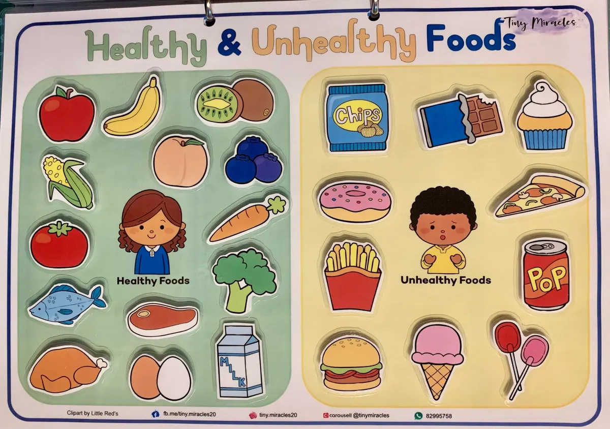 Healthy and Unhealthy Food Sorting