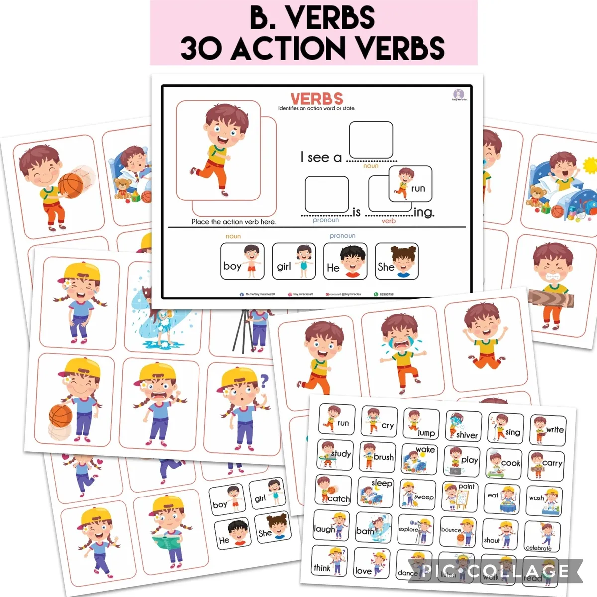 Parts of Speech (English Language) Activity Bundle