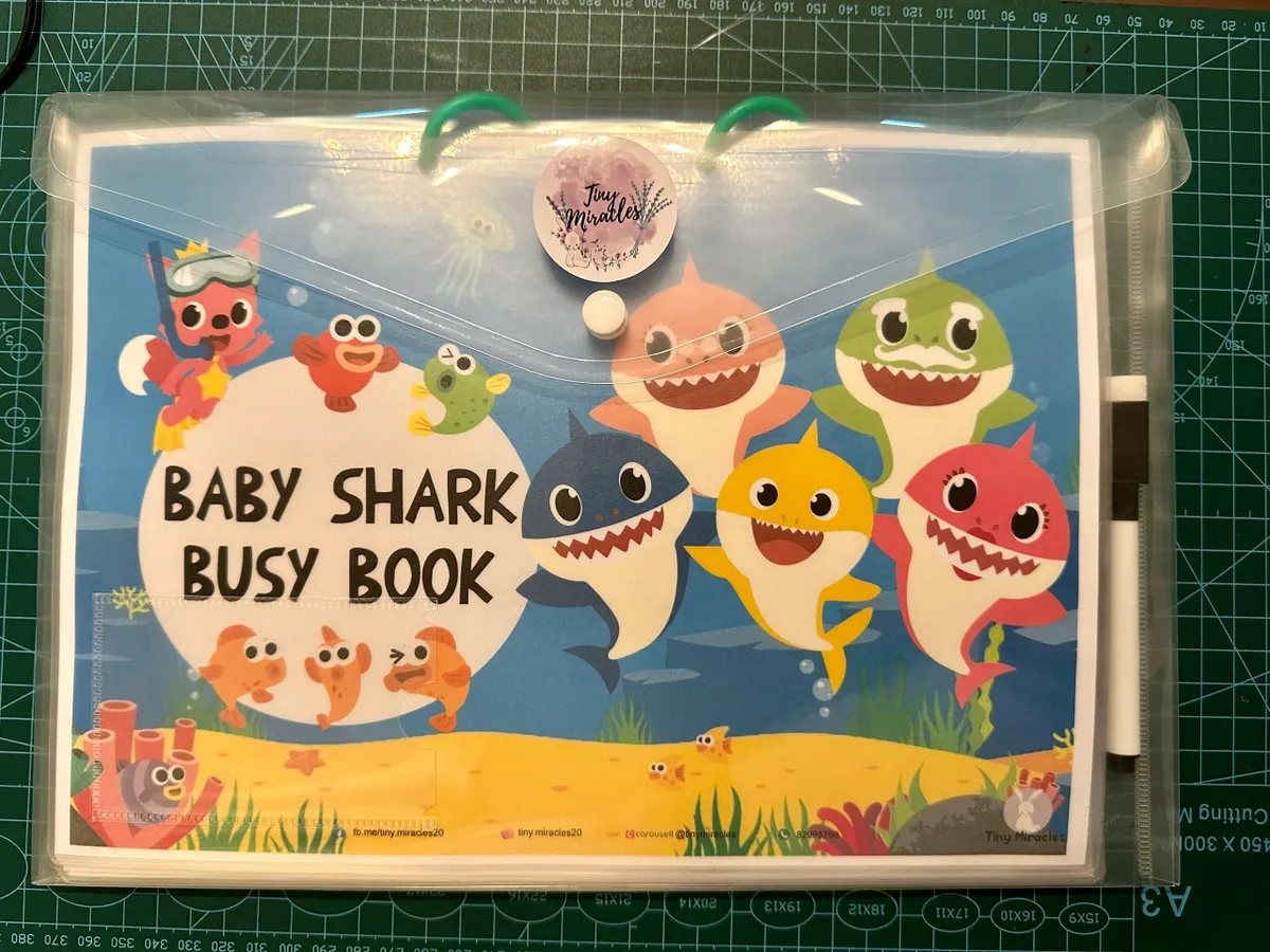Baby Shark Busy Book | Interactive Learning Activity Binder