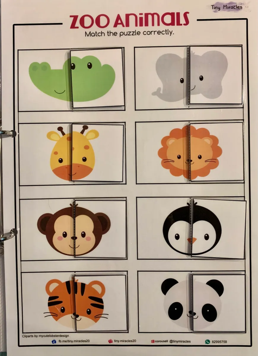 Puzzles (Farm, Woodland & Zoo Animals) OW61