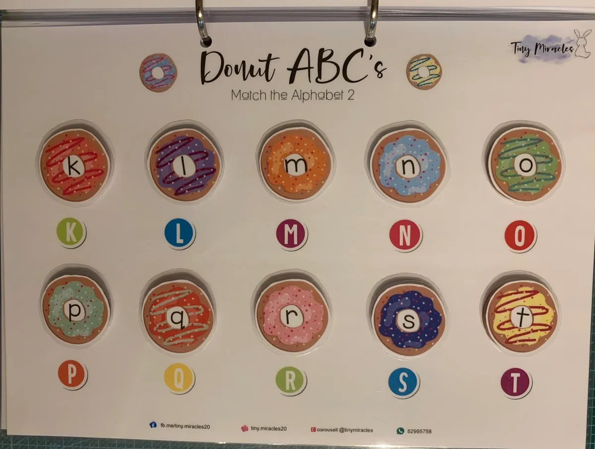 Donut Alphabet Match