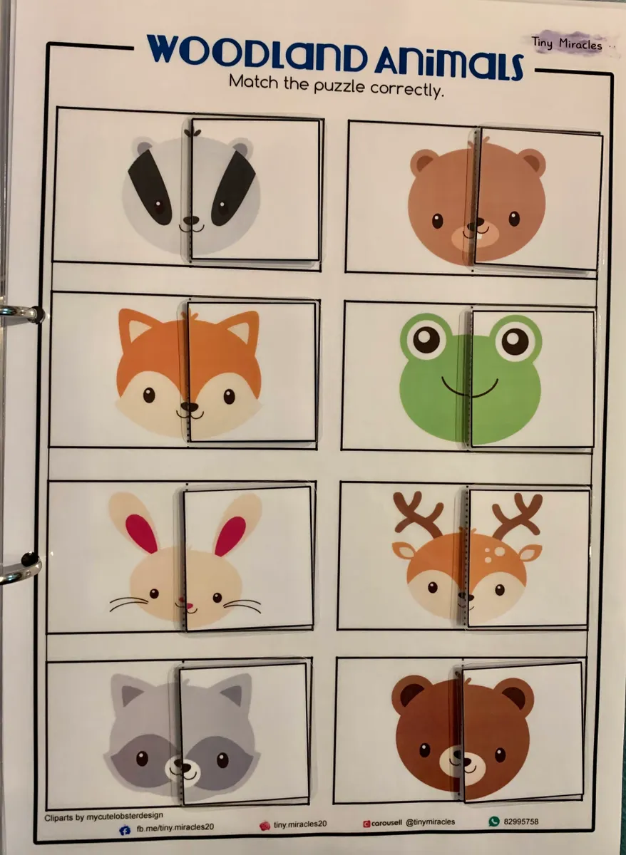 Puzzles (Farm, Woodland & Zoo Animals) OW61