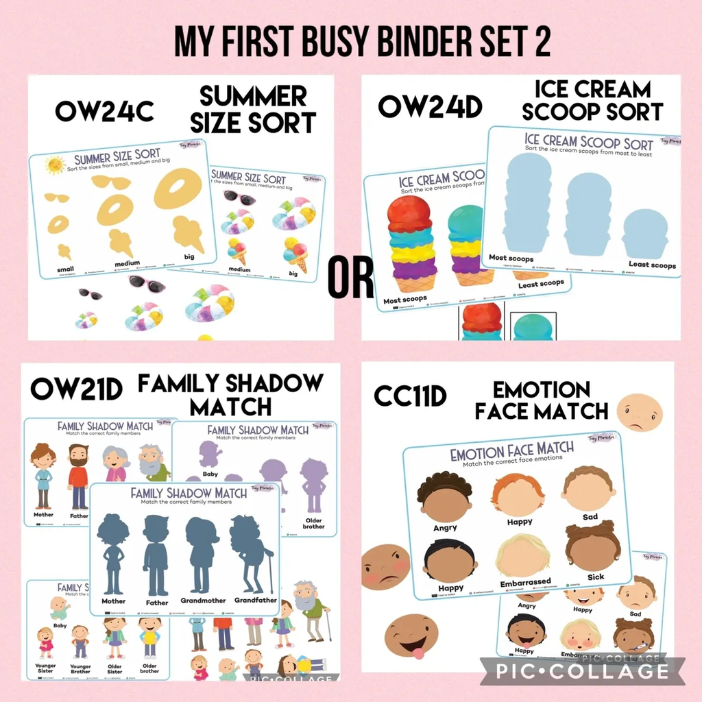 My First Busy Binder Set 2