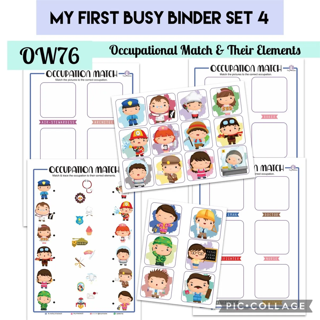 My First Busy Binder Set 4