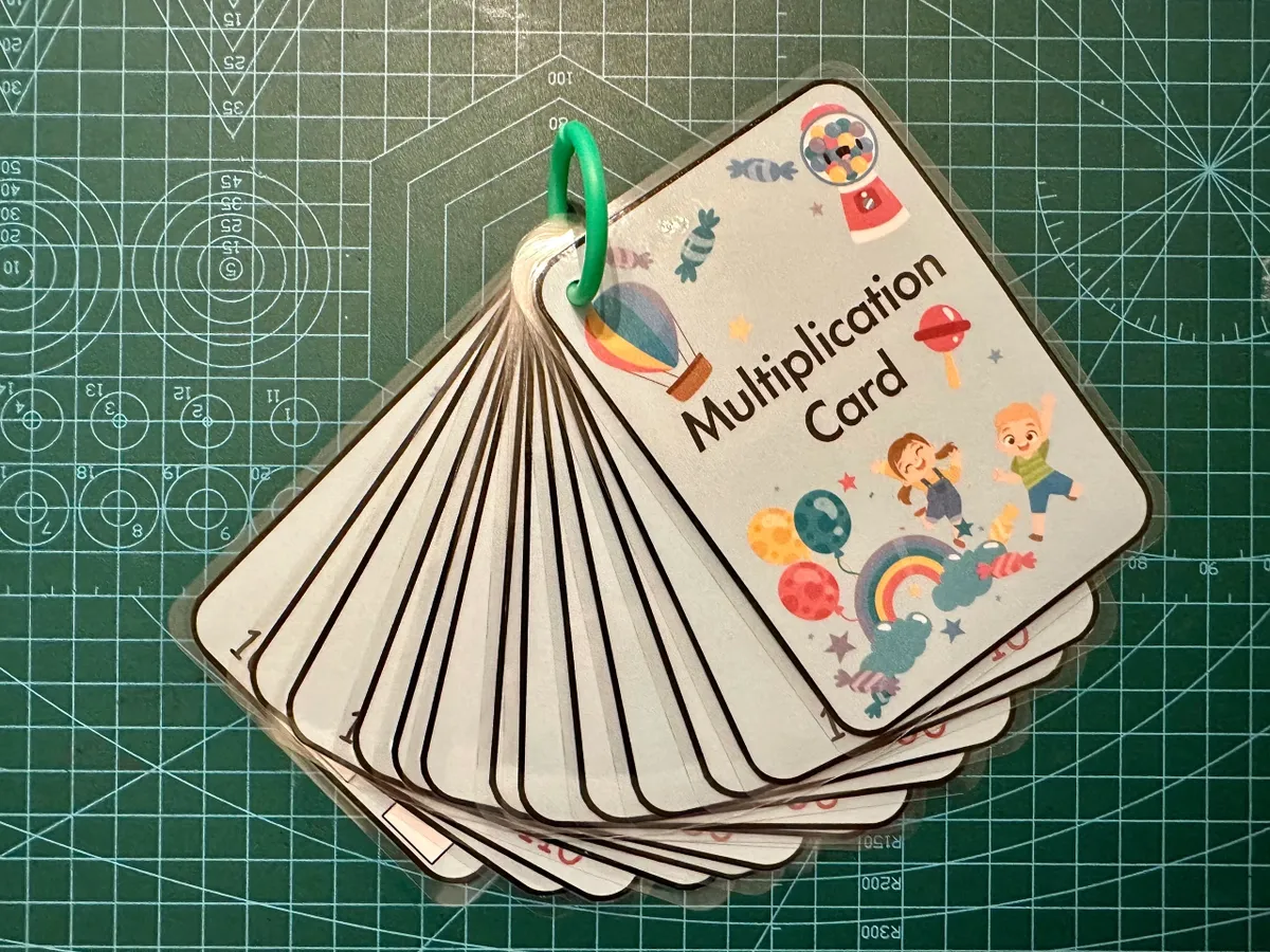 Multiplication Booklet (Flash Card)