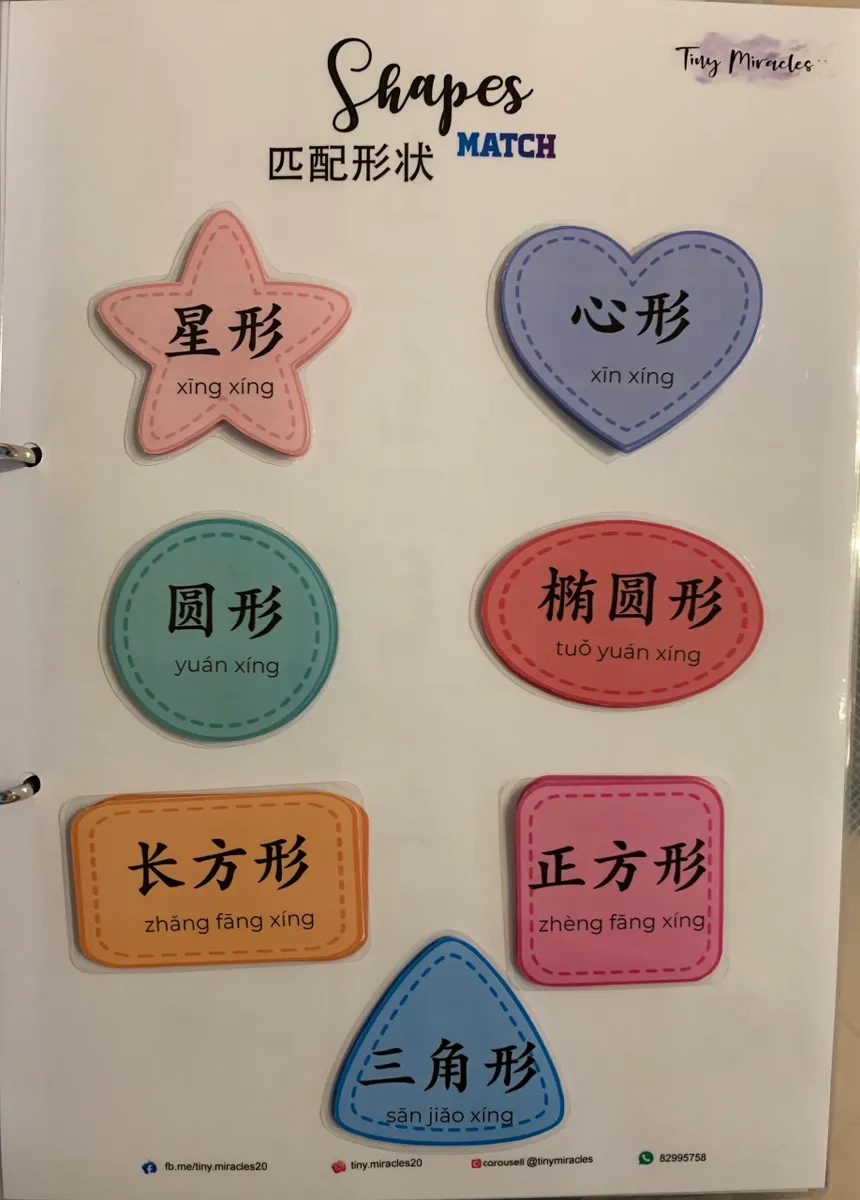 Shapes Match (English & Chinese)
