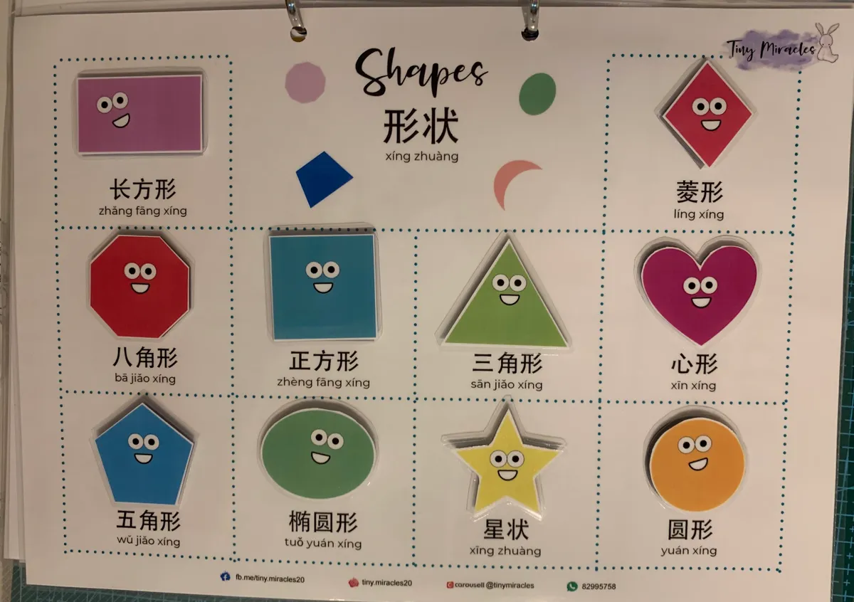 Shapes Match (English & Chinese)