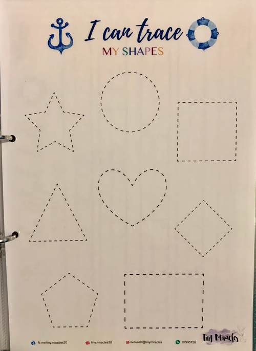 A4 Tracing Sheets / Handwriting Practice