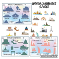 World Landmarks Shadow Match | Explore the Wonders of the World!