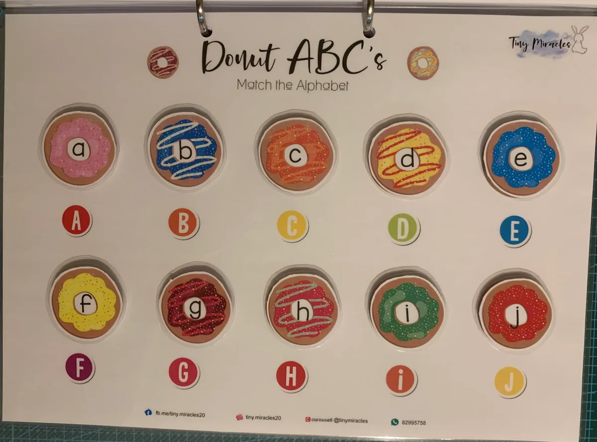 Donut Alphabet Match