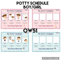 Potty Schedule Activity | Potty Training for Toddlers | Boy or Girl