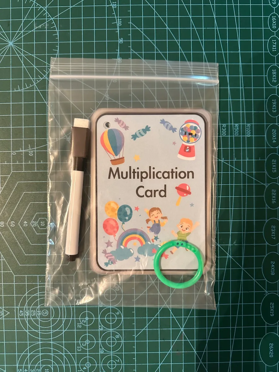 Multiplication Booklet (Flash Card)
