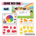 Colour Busy Book | Fun Hands-On Colour Learning for Toddlers