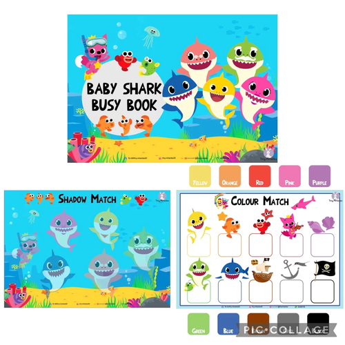 Baby Shark Busy Book | Interactive Learning Activity Binder