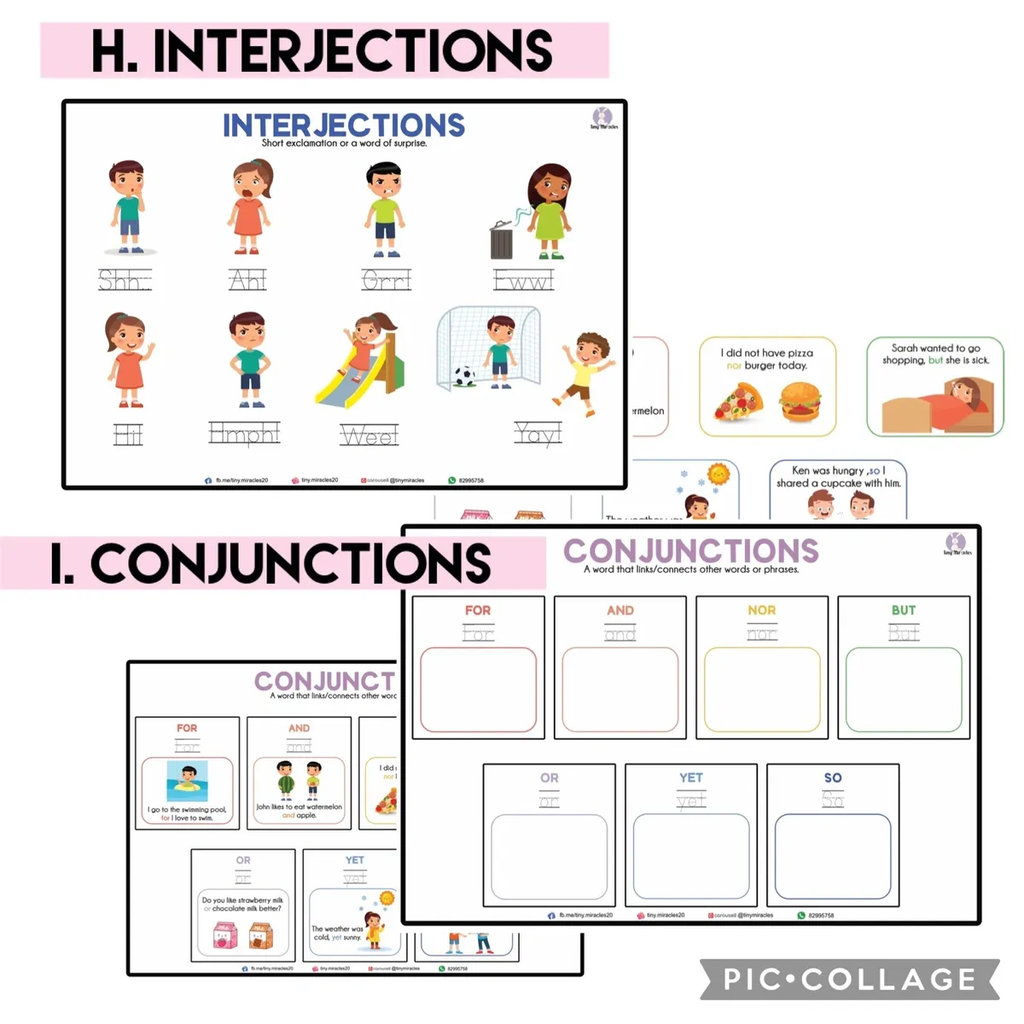 Parts of Speech (English Language) Activity Bundle