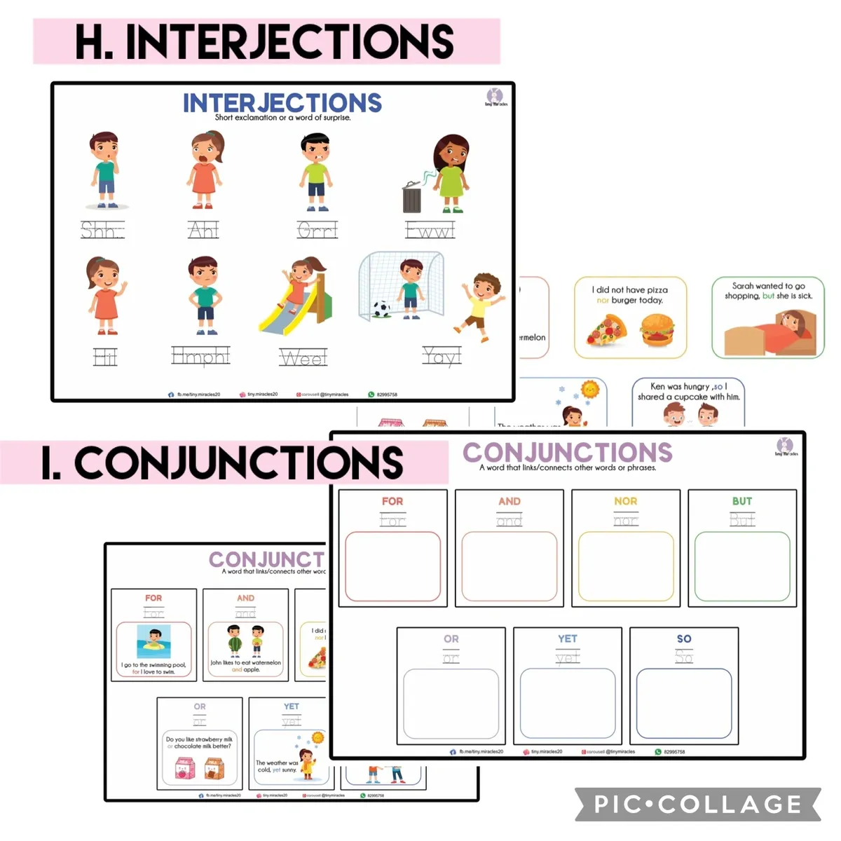 Parts of Speech (English Language) Activity Bundle