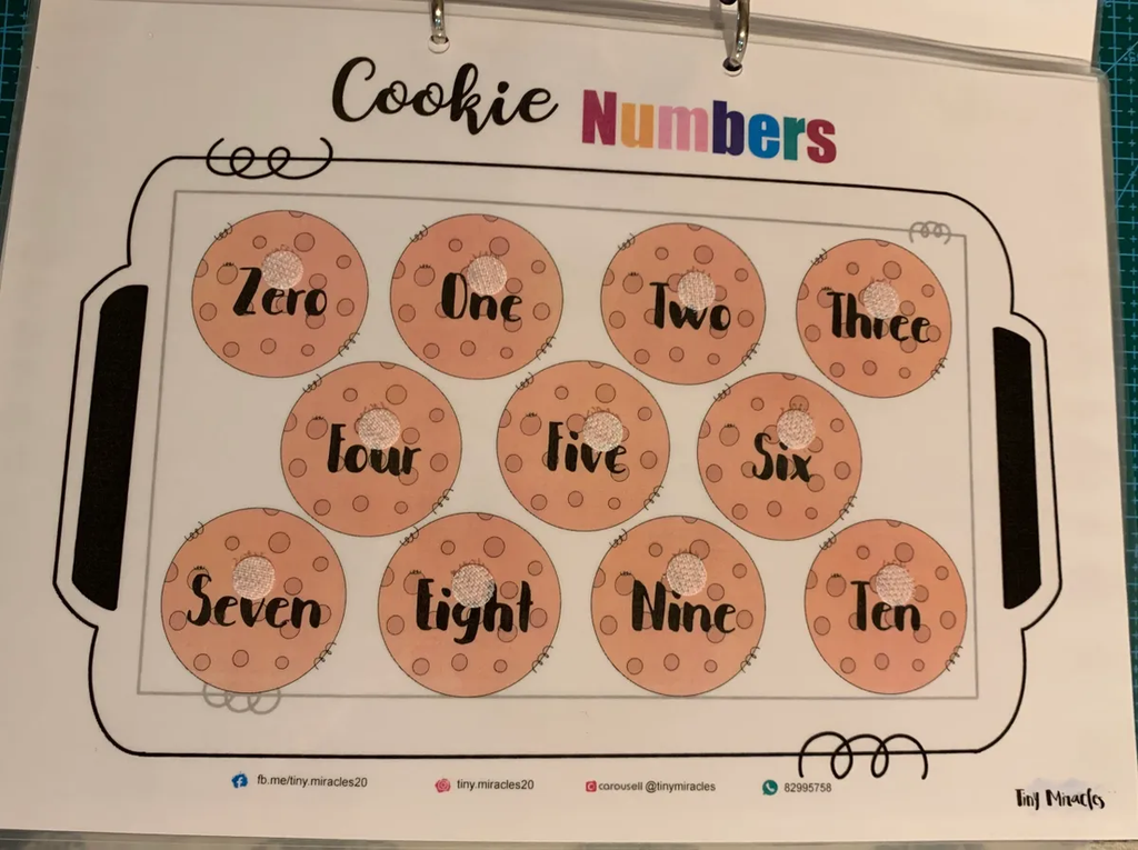 Cookie Number and Word Match