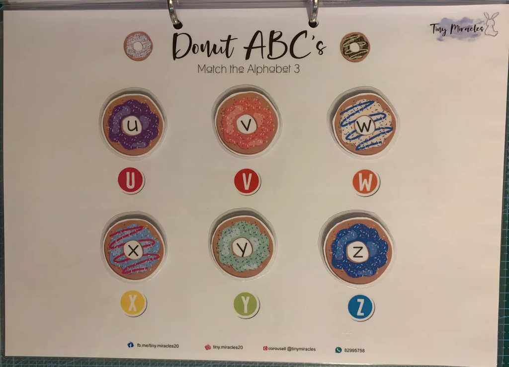 Donut Alphabet Match