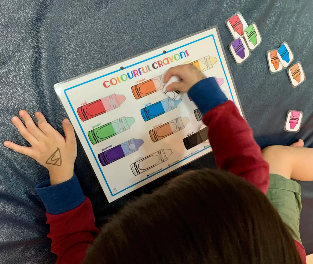 Colourful Crayon Colour Match (OW79)