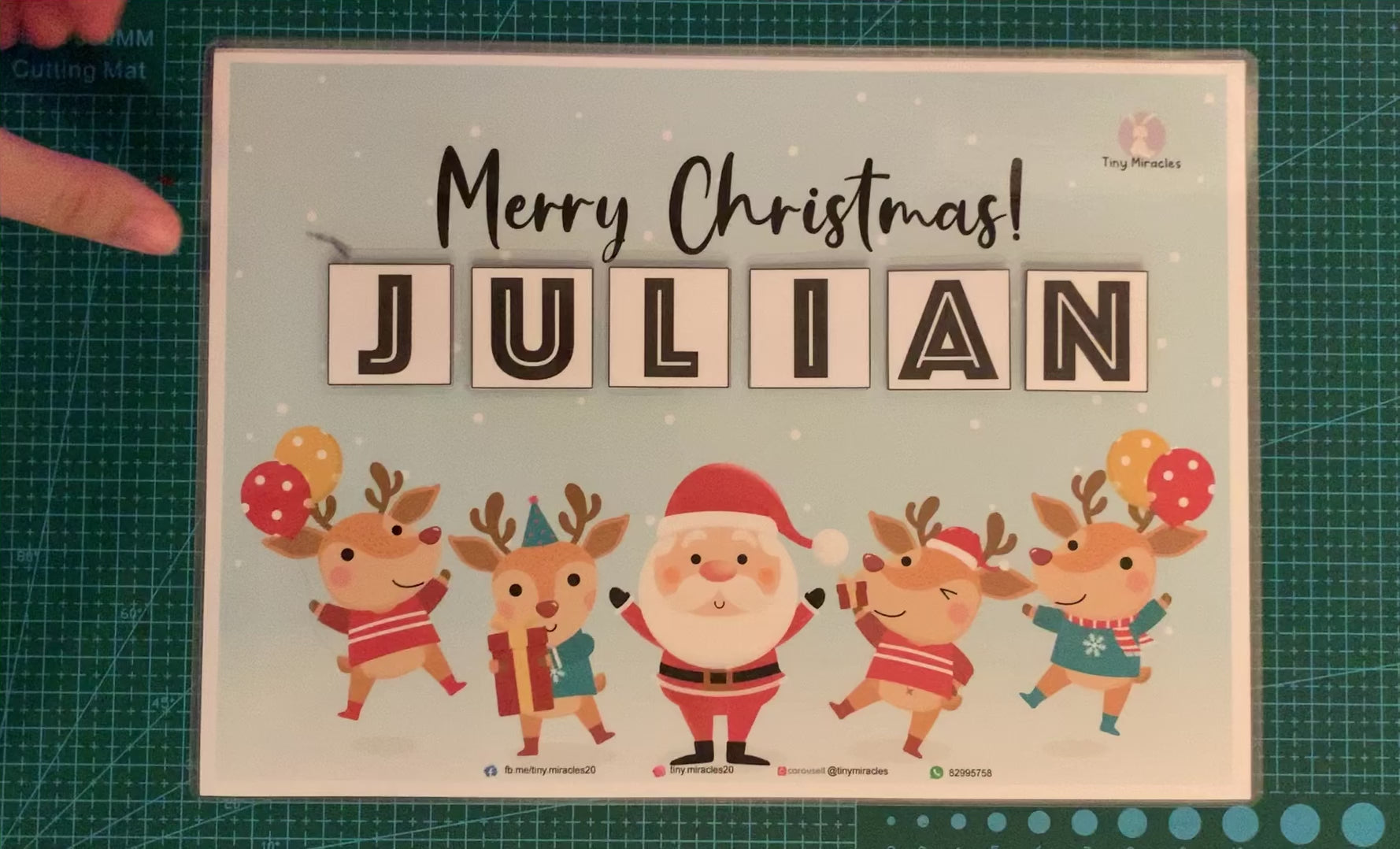 Christmas Theme Name Bundle Montessori Activity