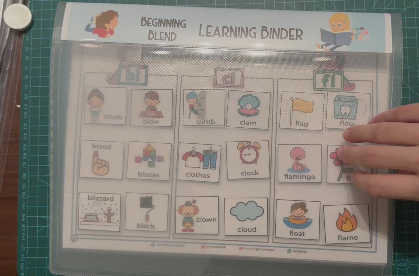 Beginning Blend Picture Word Match (OW60C)