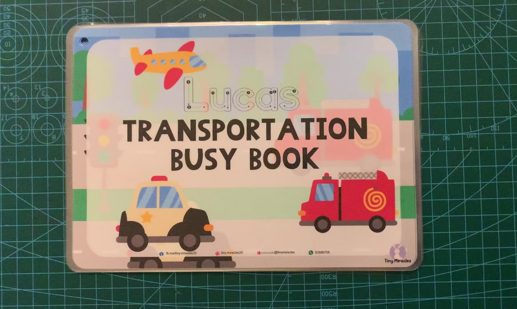 A5 Themed Busy Book (Goodie Bag/Party Favours Activity)