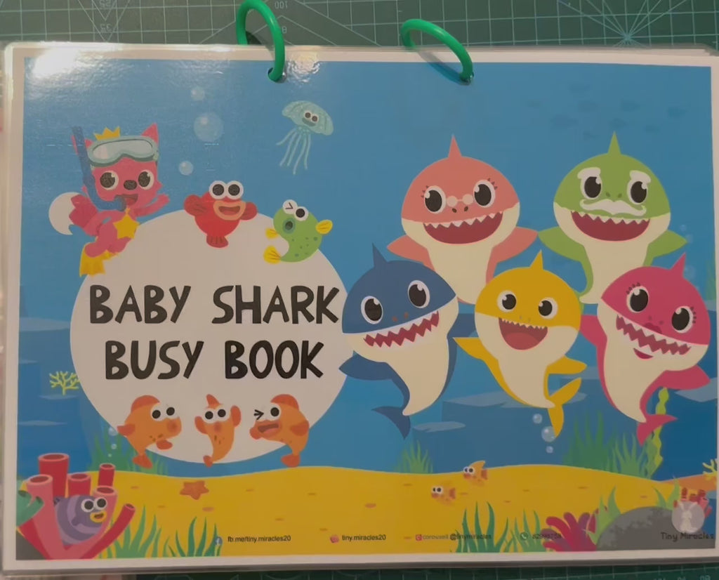 Baby Shark Busy Book | Interactive Learning Activity Binder