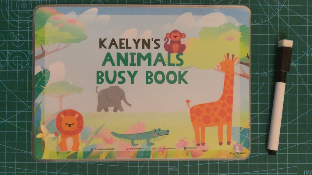 A5 Themed Busy Book (Goodie Bag/Party Favours Activity)