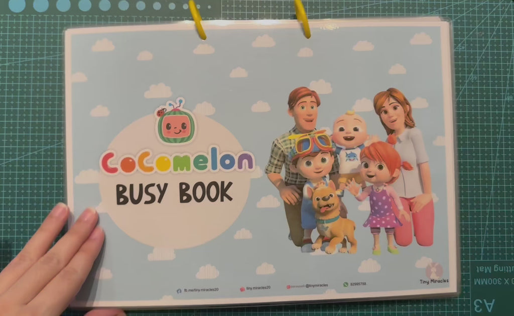 Cocomelon Busy Book | Fun Learning Activities for Toddlers