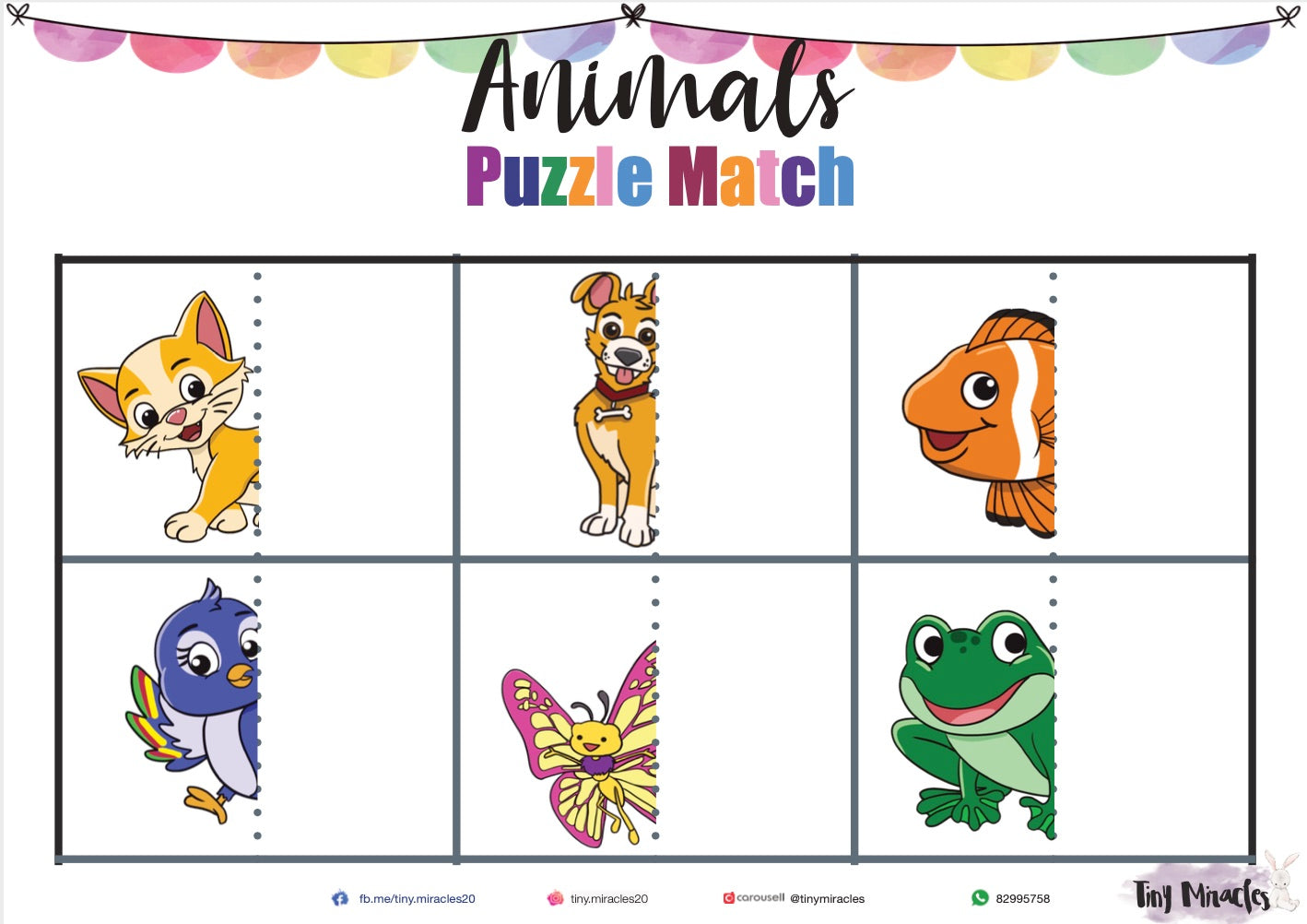 Animal Puzzle Match